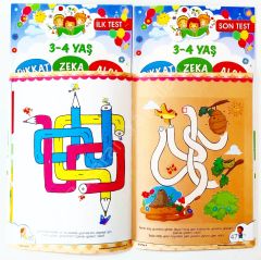 3-4 - Yaş (A-B) Dikkat ve Zeka Geliştirme +İlk-Son Test