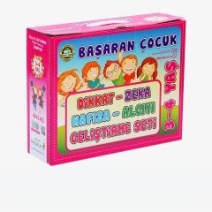 Okul Öncesi 3-4 Yaş Mega Set Dikkat - Zeka - Hafıza ve Algıyı Geliştirme Seti