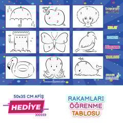 Okul Öncesi 5-6 Yaş Mega Set Dikkat - Zeka - Hafıza ve Algıyı Geliştirme Seti