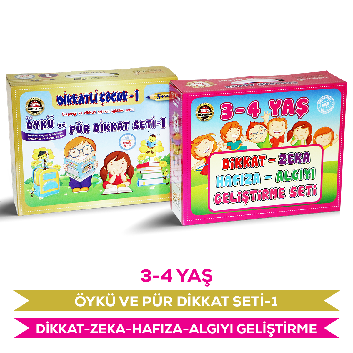 3-4 Yaş Dikkat Zeka Öykü Seti