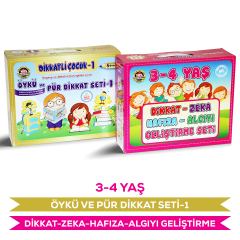 3-4 Yaş Dikkat Zeka Öykü Seti