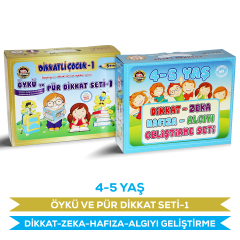 4-5 Yaş Dikkat Zeka Öykü Seti