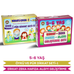 5-6 Yaş Dikkat Zeka Öykü Seti
