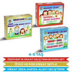 4-5 Yaş Dikkat Zeka Öykü Özgüven Seti