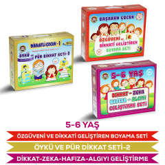 5-6 Yaş Dikkat Zeka Öykü Özgüven Seti